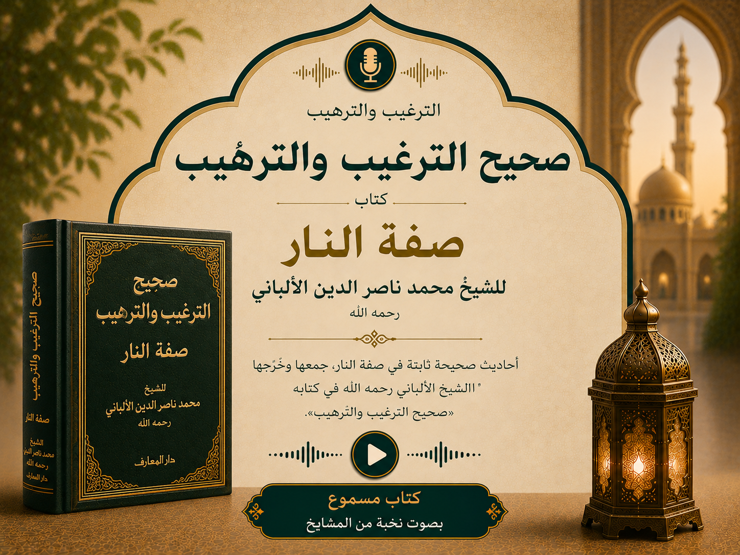 صحيح الترغيب و الترهيب وصف النار