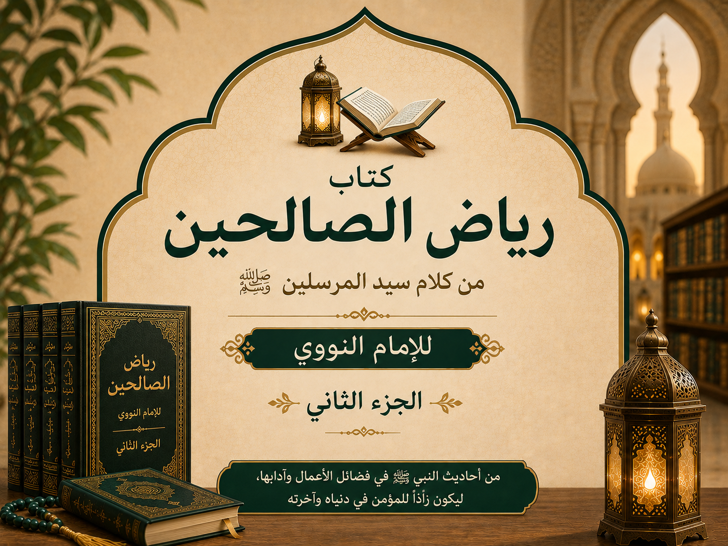 كتاب رياض الصالحين الجزء الثاني