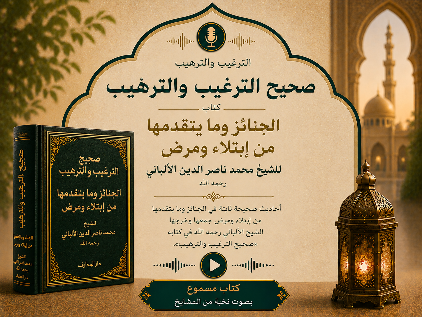 كتاب الجنائز وما يتقدمها من  إبتلاء  ومرض