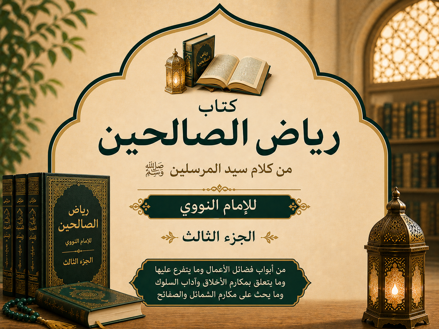 كتاب رياض الصالحين الجزء الثالث