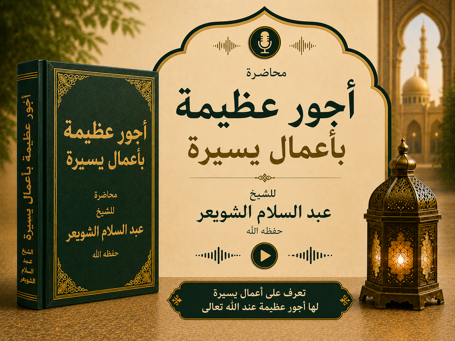 أجور عظيمة بأعمال يسيرة الشيخ عبد السلام الشويعر