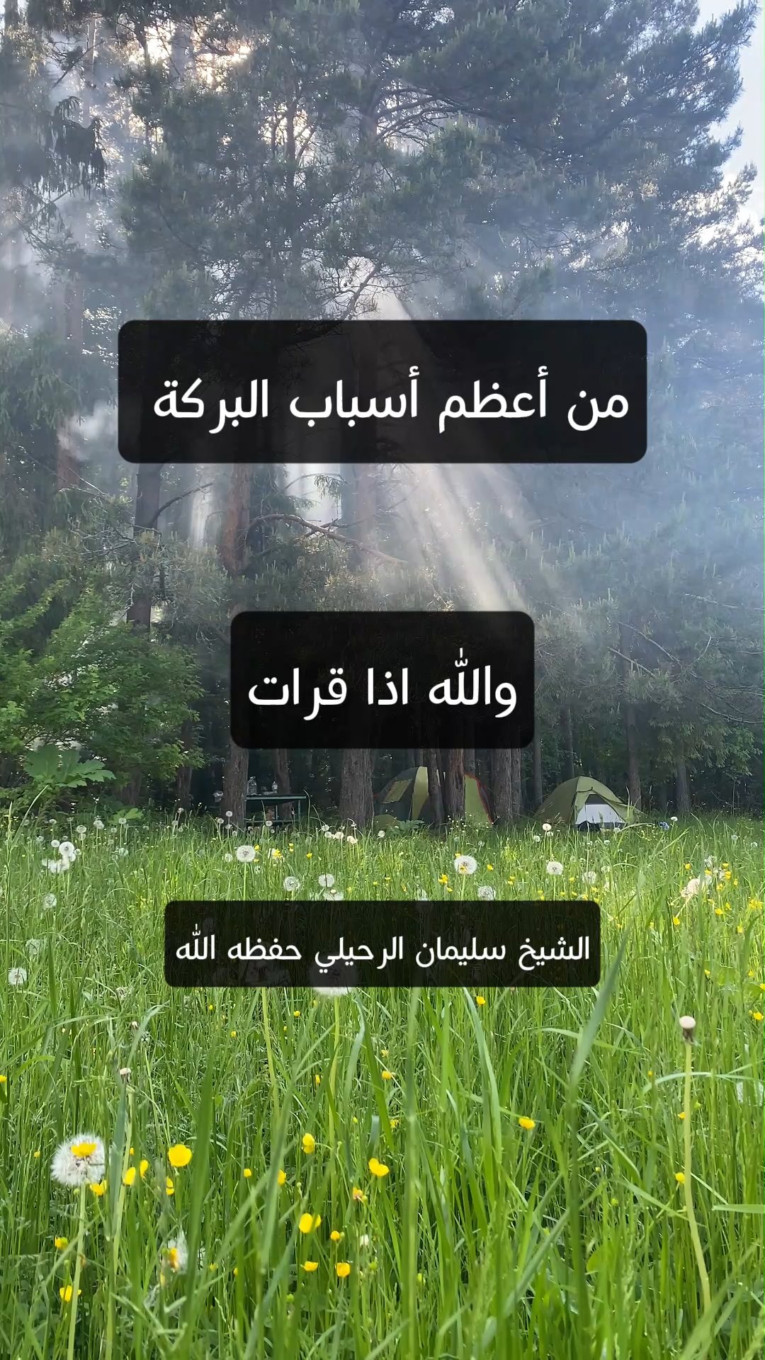 من أعظم أسباب البركة
