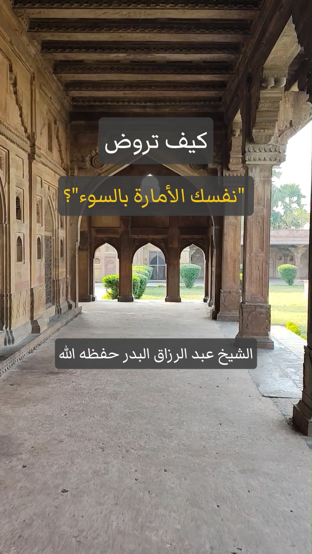 كيف تروض نفسك الأمارة بالسوء؟