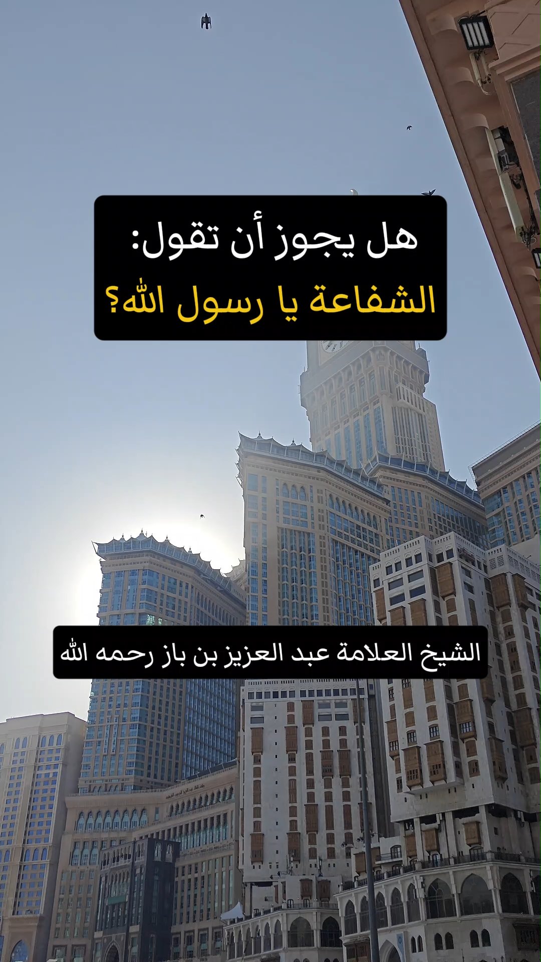 هل يجوز أن تقول الشفاعة يا رسول الله؟